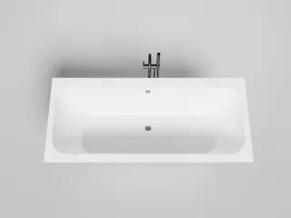 Ванна из искусственного камня Salini Orlanda Axis S-Stone 103222MRH 180x80см RAL снаружи